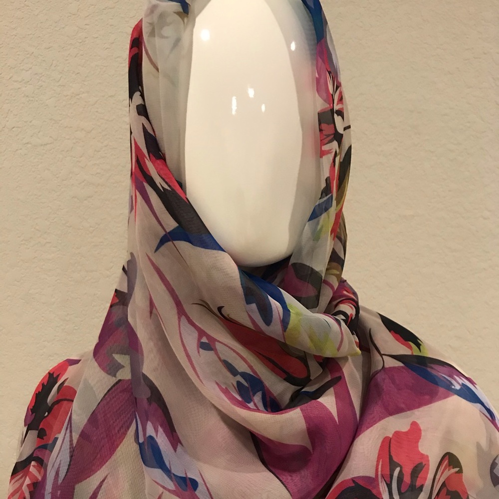 Floral Pattern Scarf